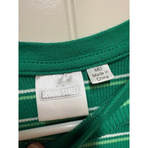 Oscar the Grouch Baby Tee Teen Medium Sesame Street - Picture 2 of 4